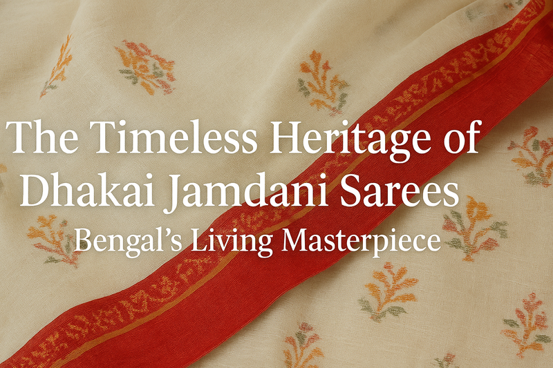 The Timeless Heritage of Jamdani Sarees - Bengal’s Living Masterpiece