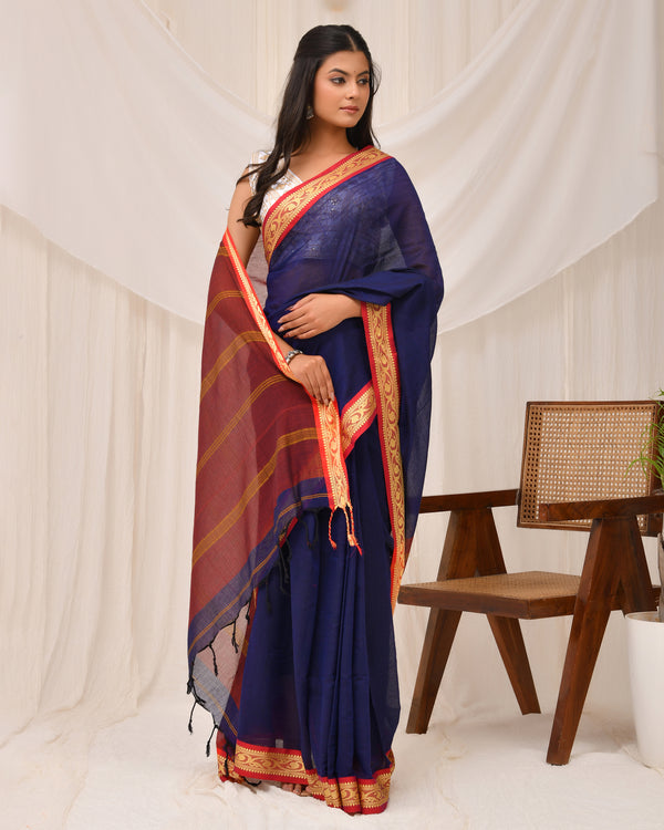Neelam Jacquard Cotton Handloom Saree