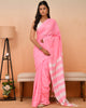 Gulabi Playful Handloom Cotton Saree